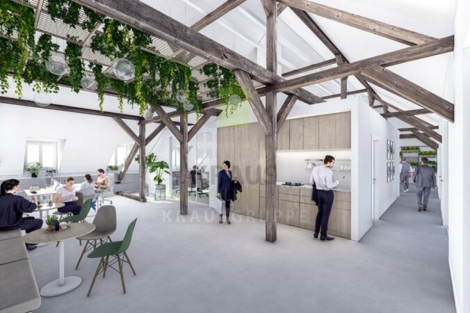 Individuelle Fläche in historischer Kulisse