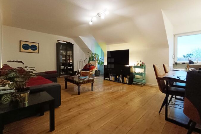 2-Zimmer-Dachgeschoss-Wohnung – befristet bis 31.12.2028