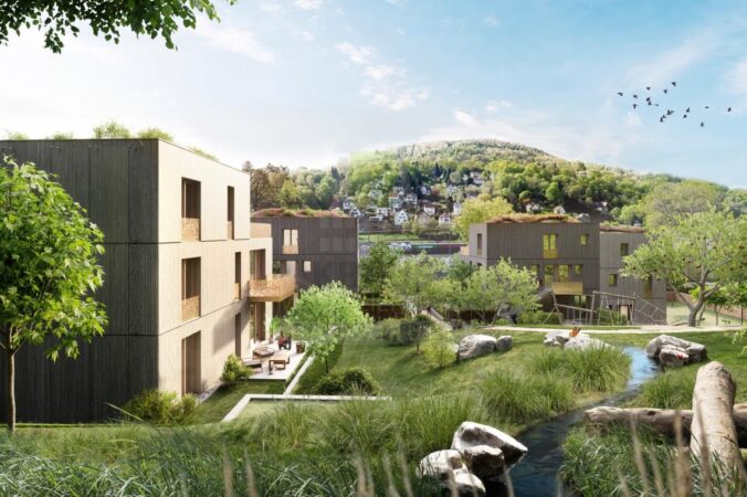 2-Zimmer-Neubauwohnung am Neckar