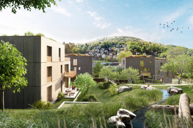 2-Zimmer-Neubauwohnung am Neckar