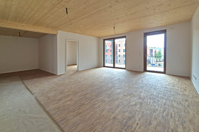 familienfreundliche 5-Zimmer-Neubauwohnung im Massivholzbau