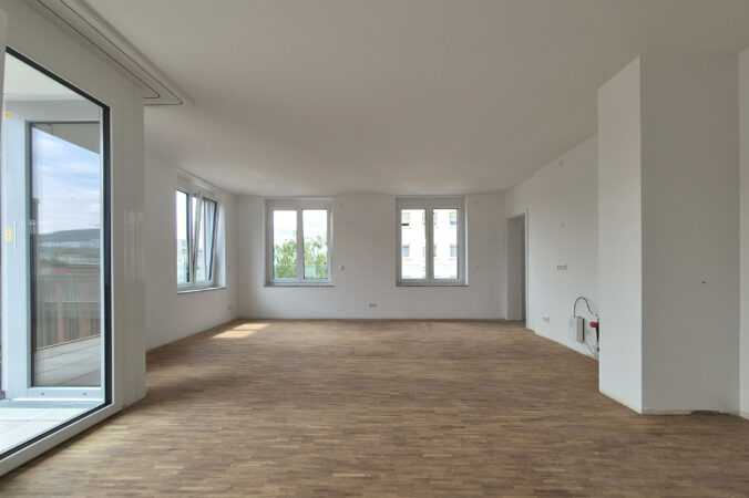 3-Zimmer-Neubauwohnung im markanten Punktgebäude