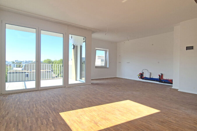4-Zimmer-Neubauwohnung mit Kücheninsel