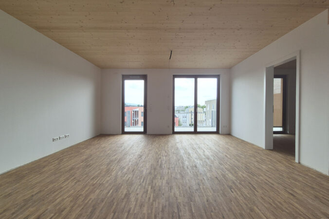 familienfreundliche 5-Zimmer-Neubauwohnung im Massivholzbau