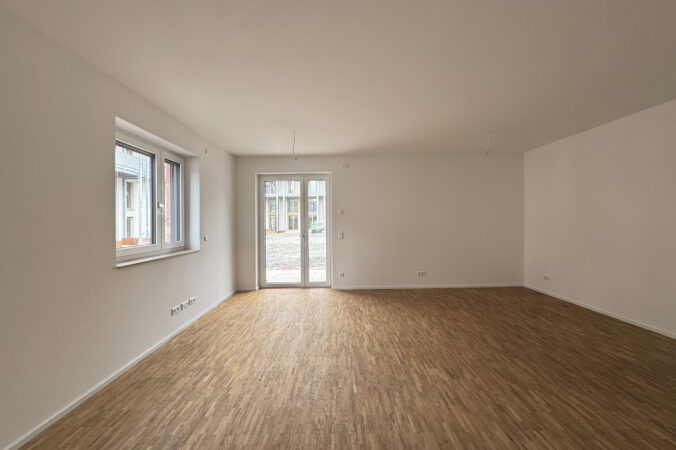 3-Zimmer-Neubauwohnung mit Terrasse und großzügigem Garten